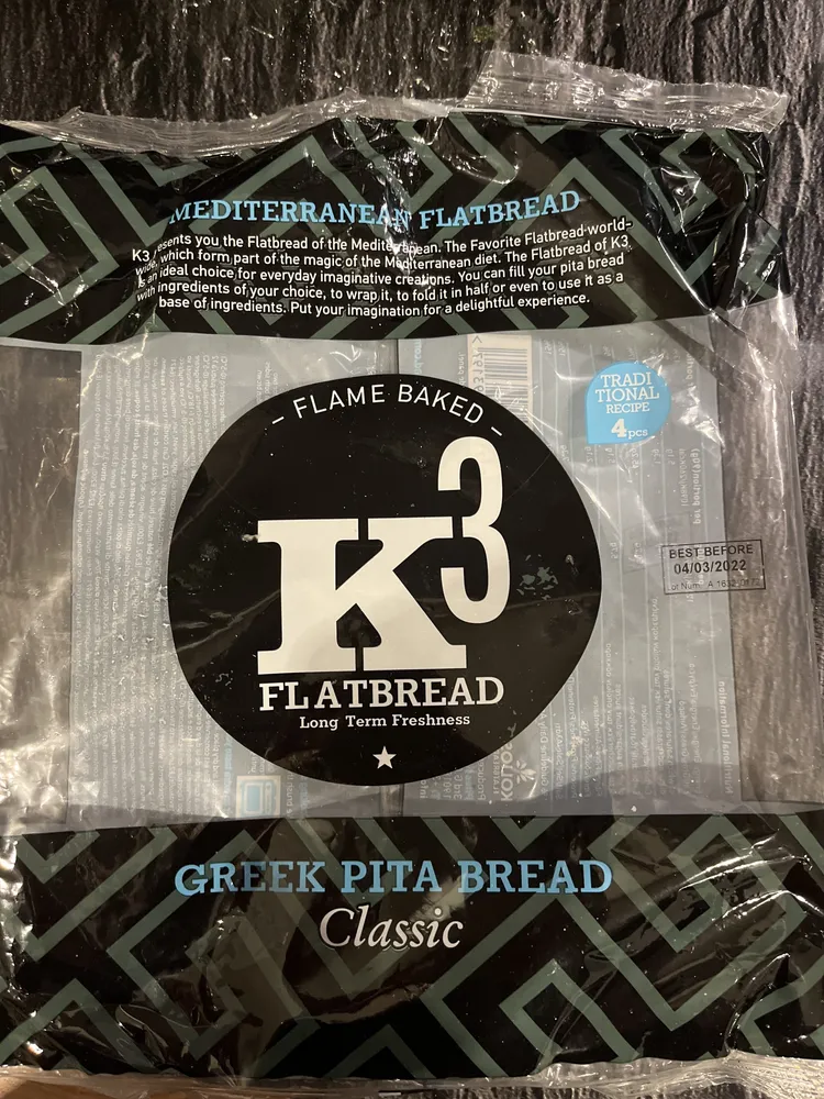 Pain pita grec