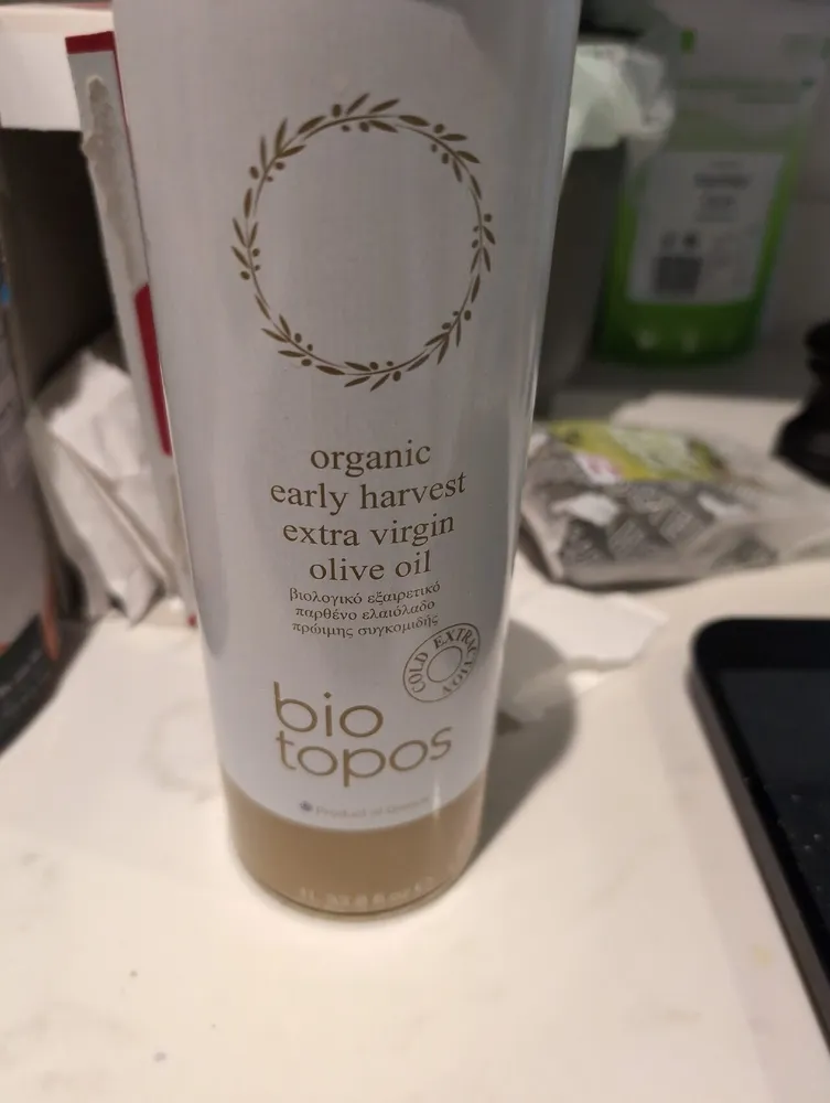 Bio Topos Organic Early Harvest Extra Virgin Olive Oil