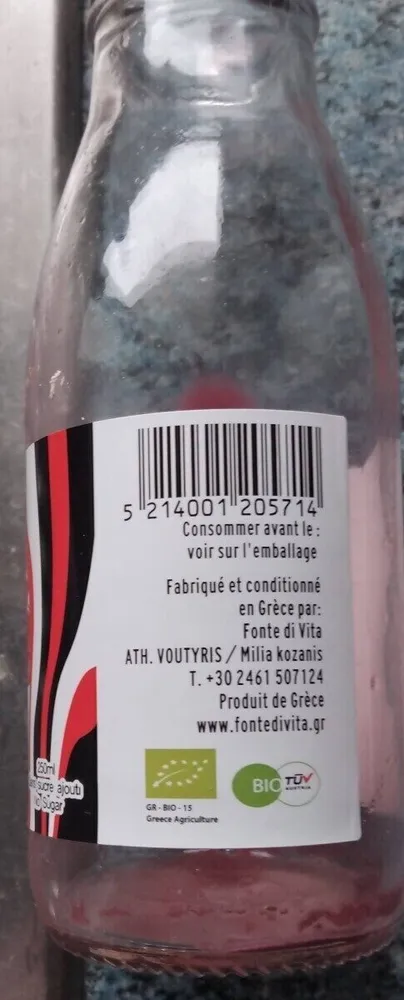 Jus de grenade bio