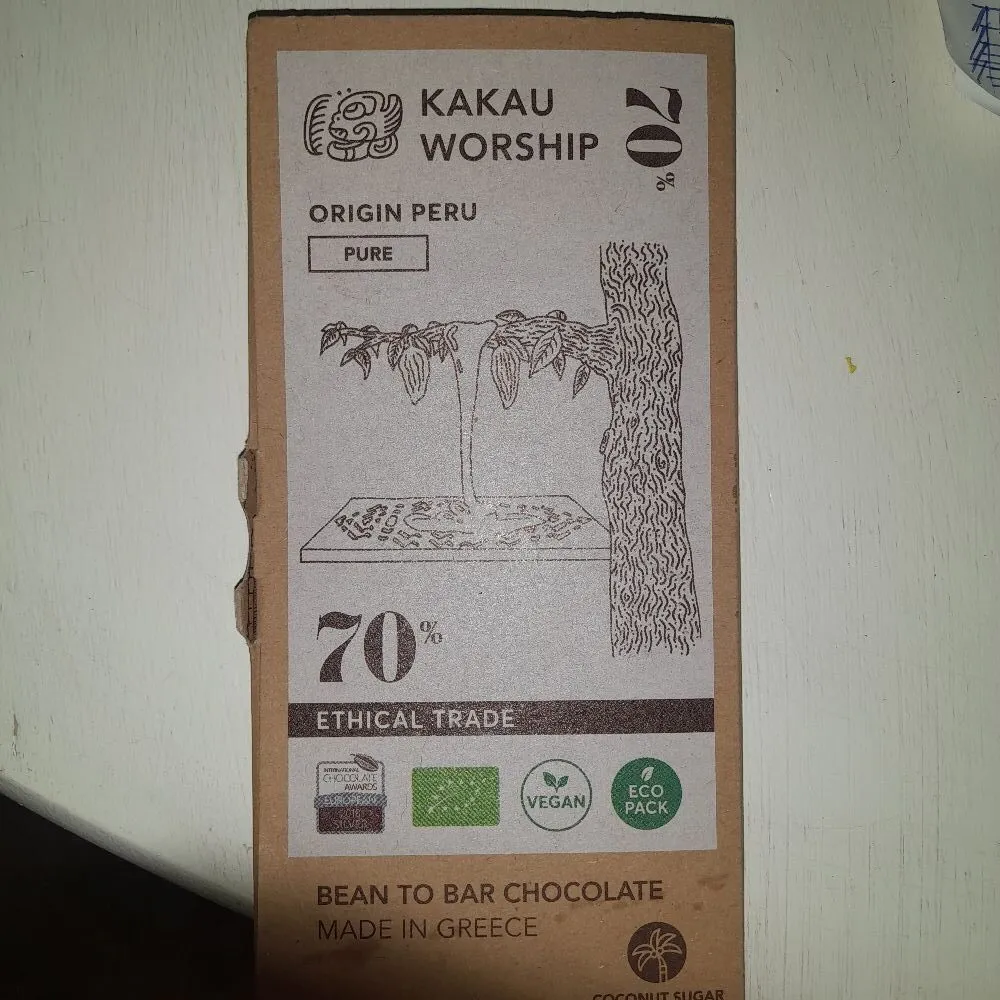 Organic Chocolate with coconut sugar