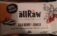 Barre énergétique Gojiberry and Ginger