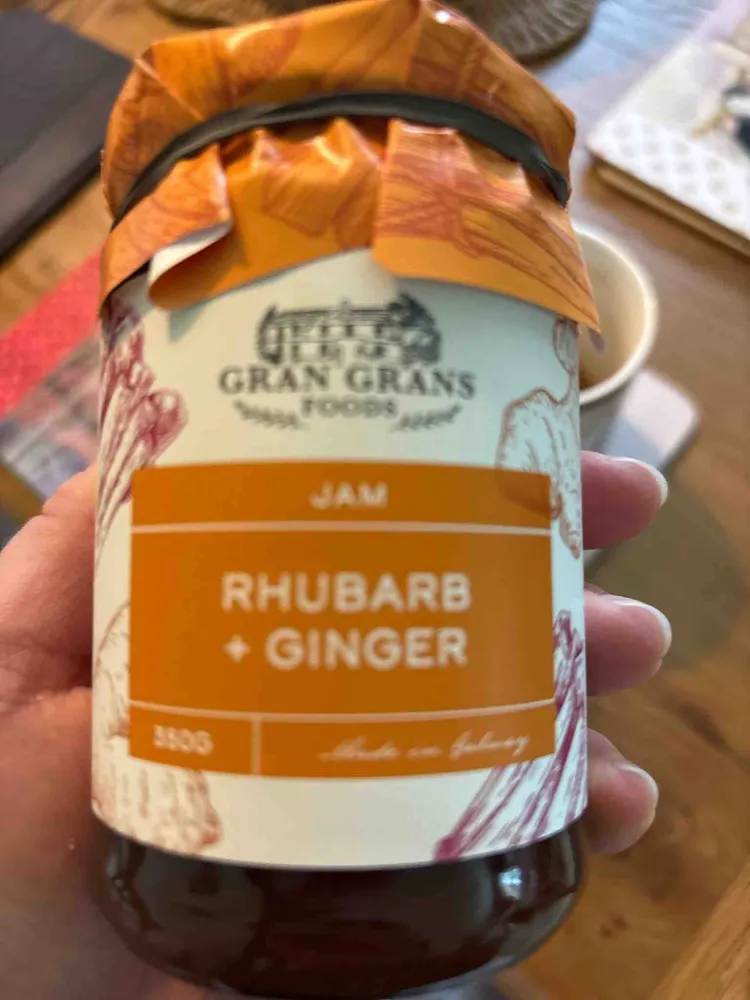 Rhubarb + Ginger Jam
