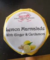 Lemon marmelade with ginger and cardamom