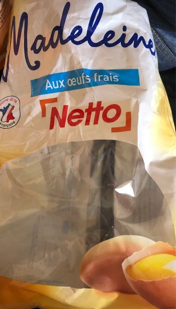 Madeleines aux oeufs frais