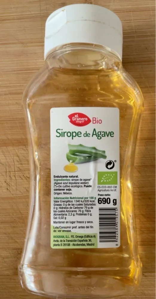 Sirope de agave