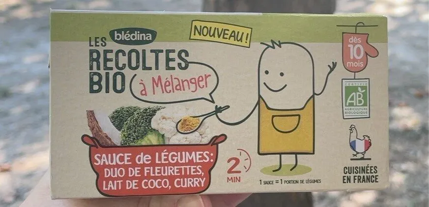 Sauce de légumes duo de fleurette