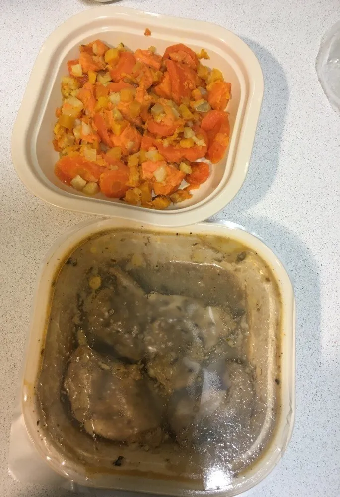 Pollo en salmorejo canario