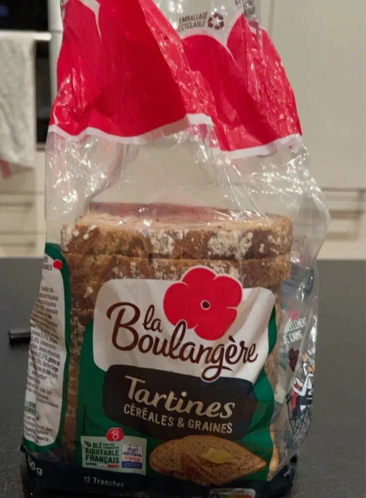 Tartines cereales et graines