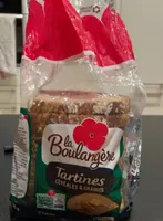 Tartines cereales et graines