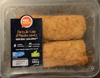 Filets de colin d’Alaska panés