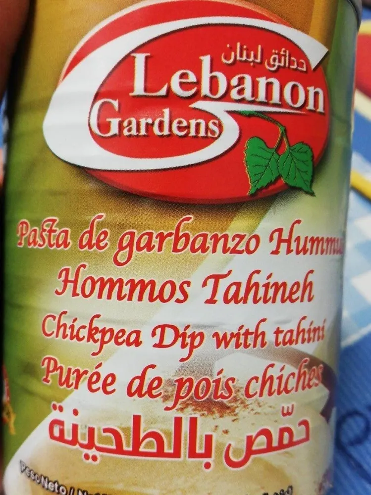 Pasta de garbanzo hummus