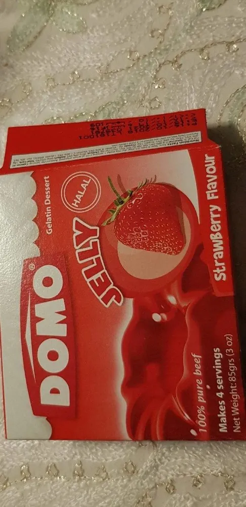 Domo Gelatin Jelly Strawberry
