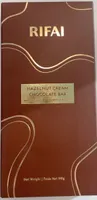 Hazelnut cream chocolate bar