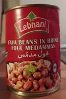 Fava beans in brine foul medammas