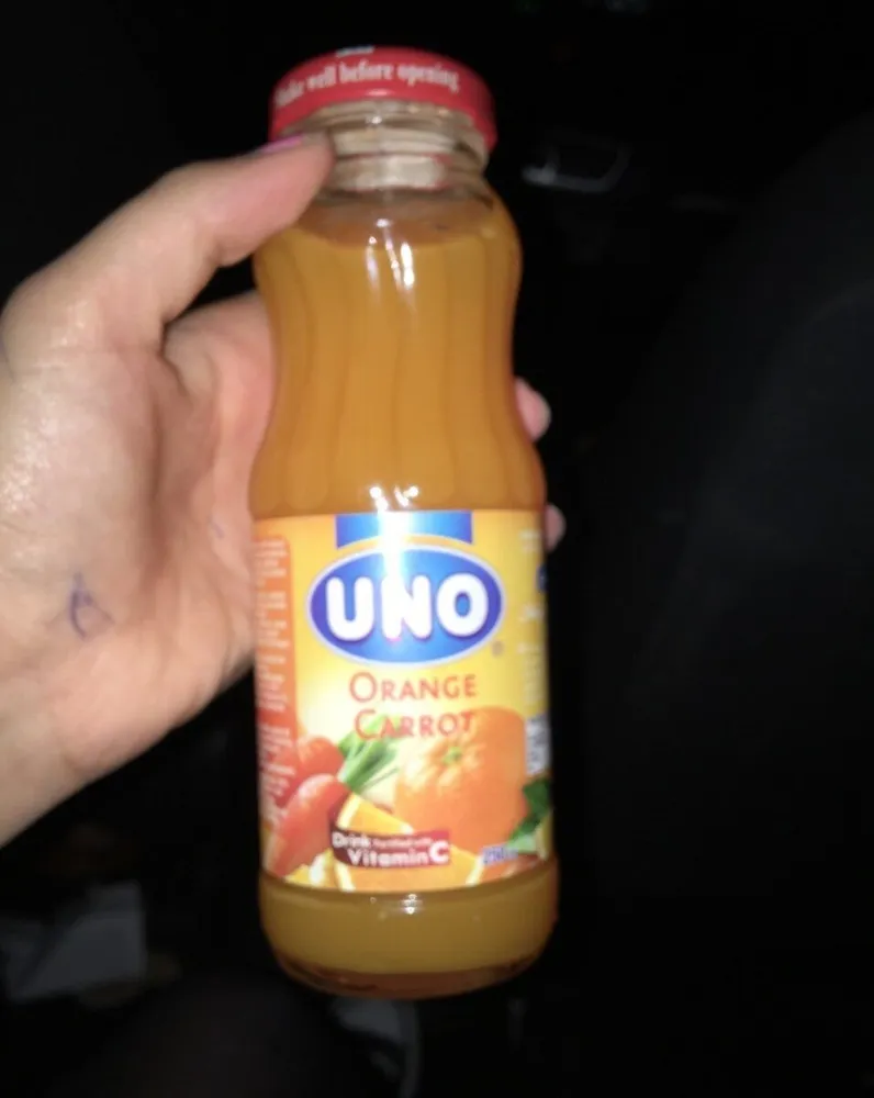 Jus de fruit carrote orange