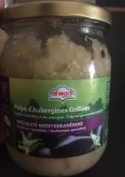 Pulpe d'aubergines grillées