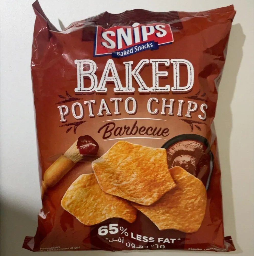 Snips Baked potato chips Barbeque Flavour