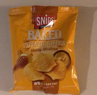 Snips Baked Potato Chips Honey Mustard