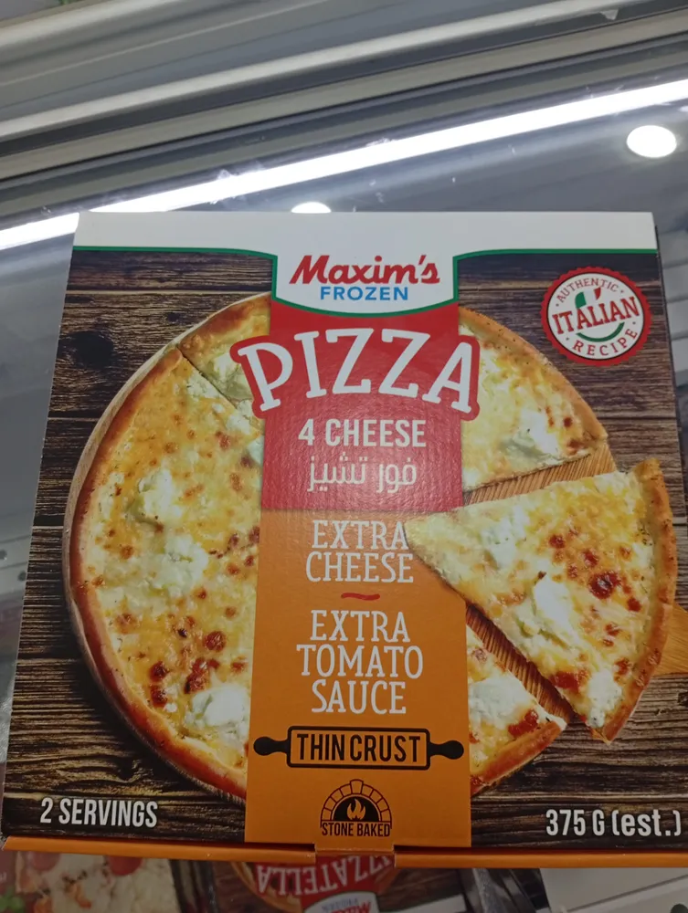 Maxim's 4 cheese pizza