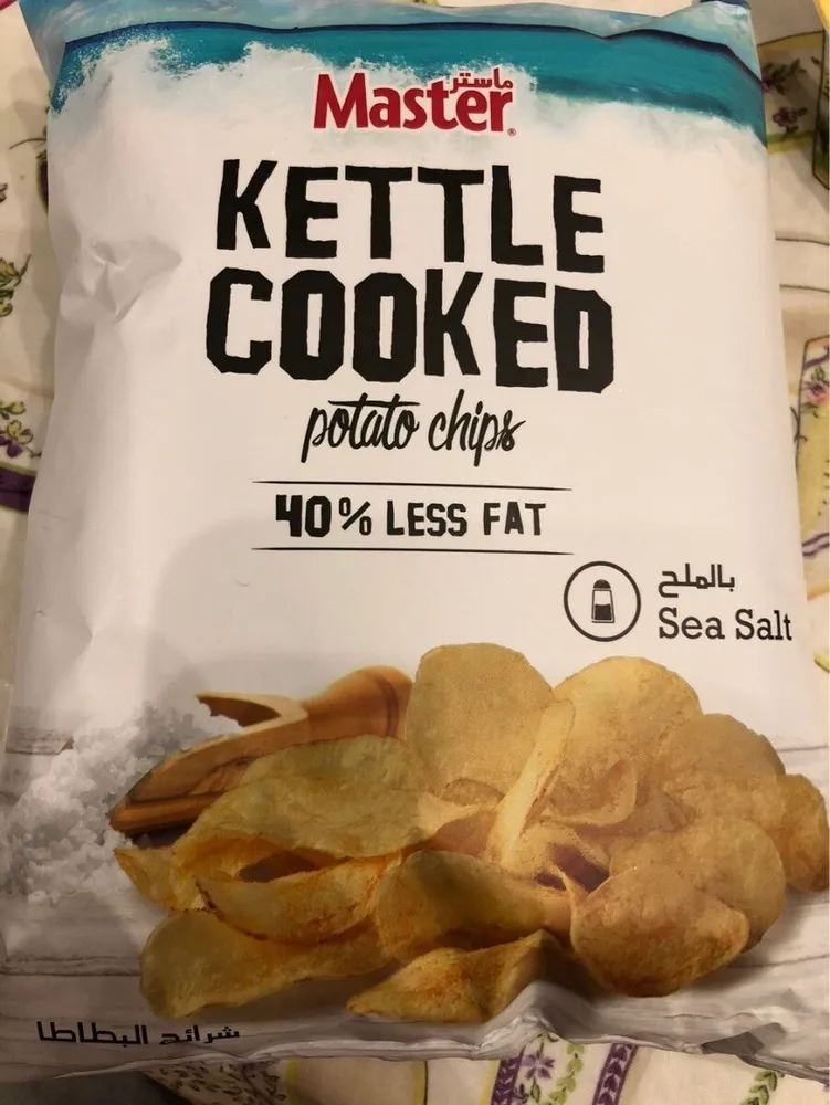 Master Kettle cooked potato chips Sea Salt