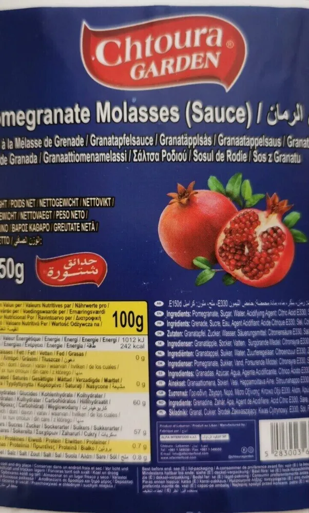 Pomegranate mollasses
