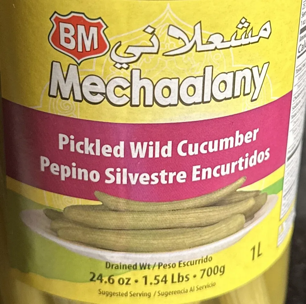 Pickled wild cucumbers