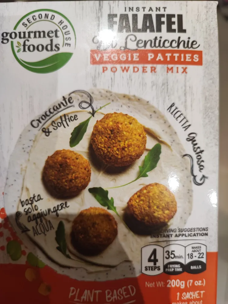 Instant Falafel Lenticchie Veggie Patties Powder Mix