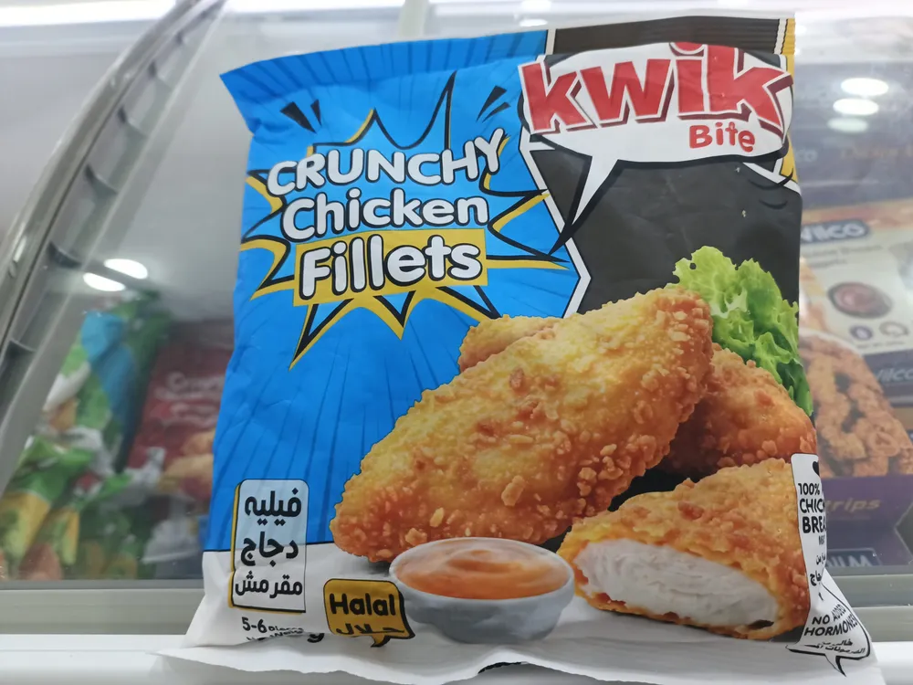 Crunchy chicken fillets