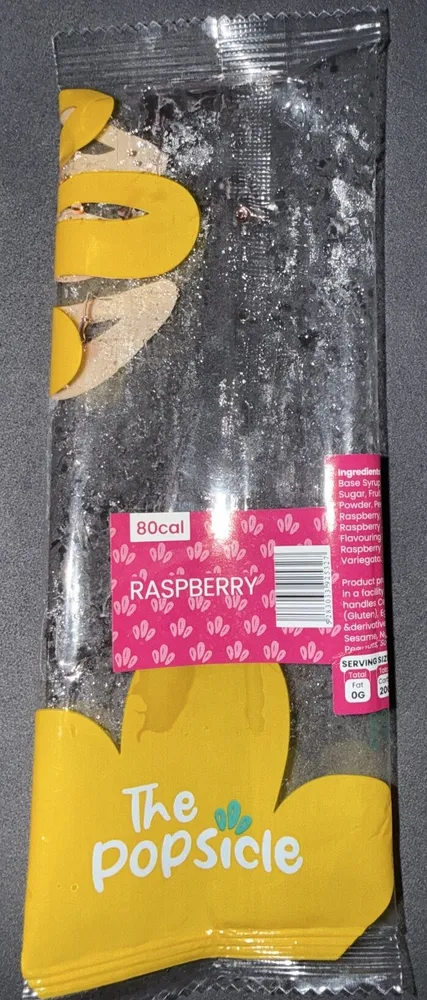 Raspberry Ice Popsicle
