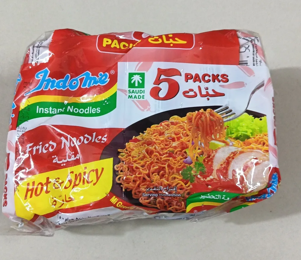 Indomie instant noodles fried noodles hot and spicy