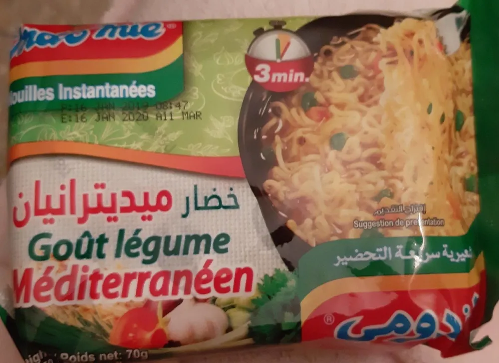 Goût légume méditerranéen