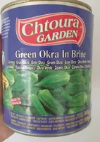 Green okra in brine