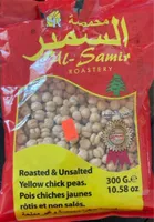 Roasted and unsalted yellow chick peas