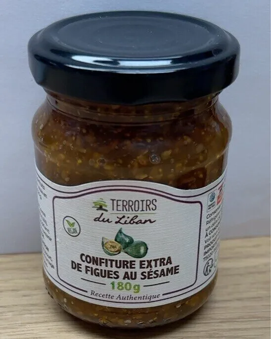 Confiture extra de figues au sésame