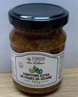 Confiture extra de figues au sésame