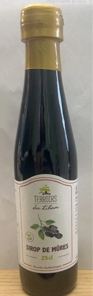 Sirop de mûres