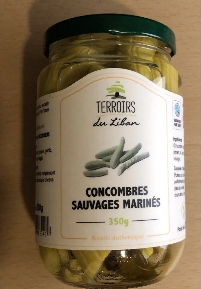 Concombres sauvages marinés