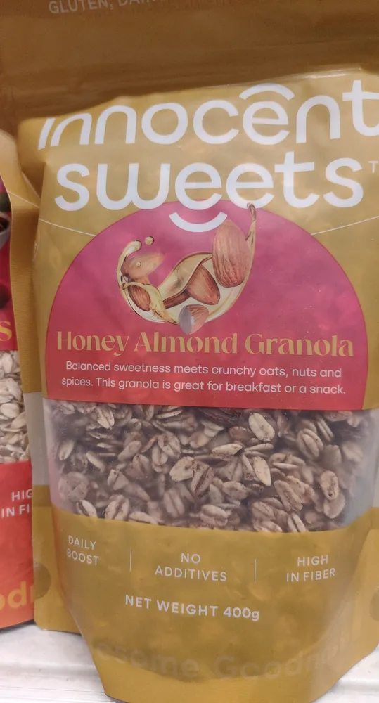 Innocent sweets honey almond granola