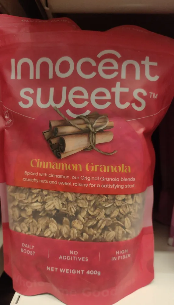 Innocent sweets cinnamon granola