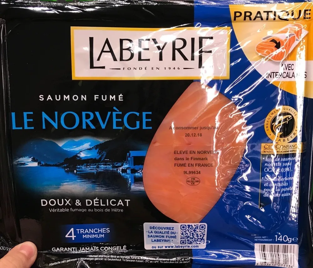 Saumon Fumé LE NORVÈGE