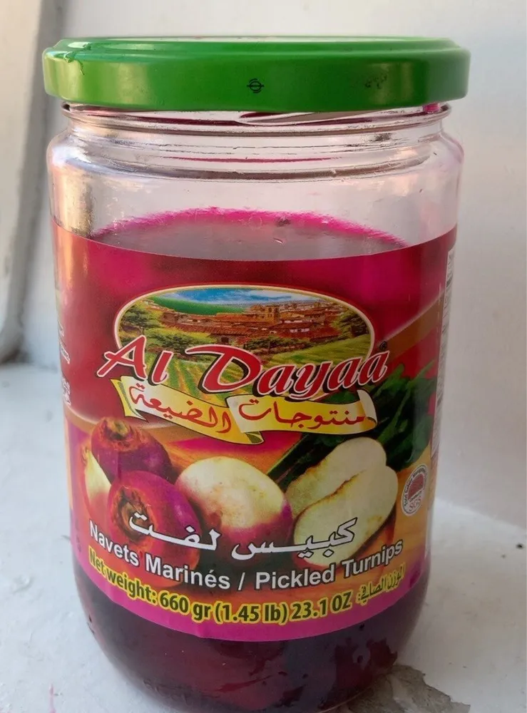Navets marinés