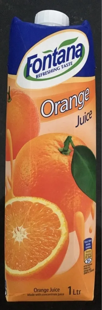 Fontana Orange juice