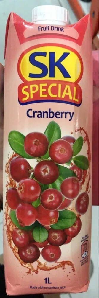 Cranberry Fruit Drink 1L