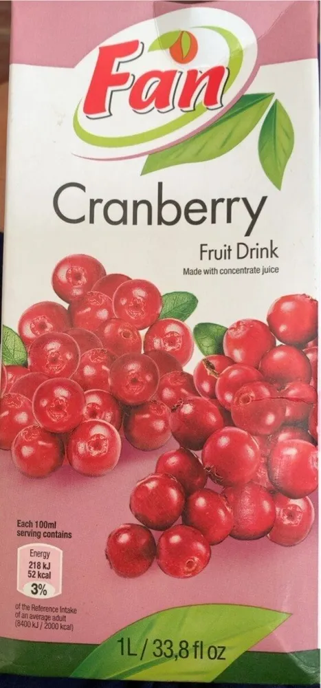 Cranberry Fruit Drink