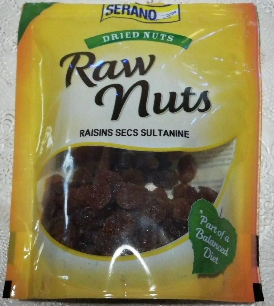 Serano Raisins imp veg section