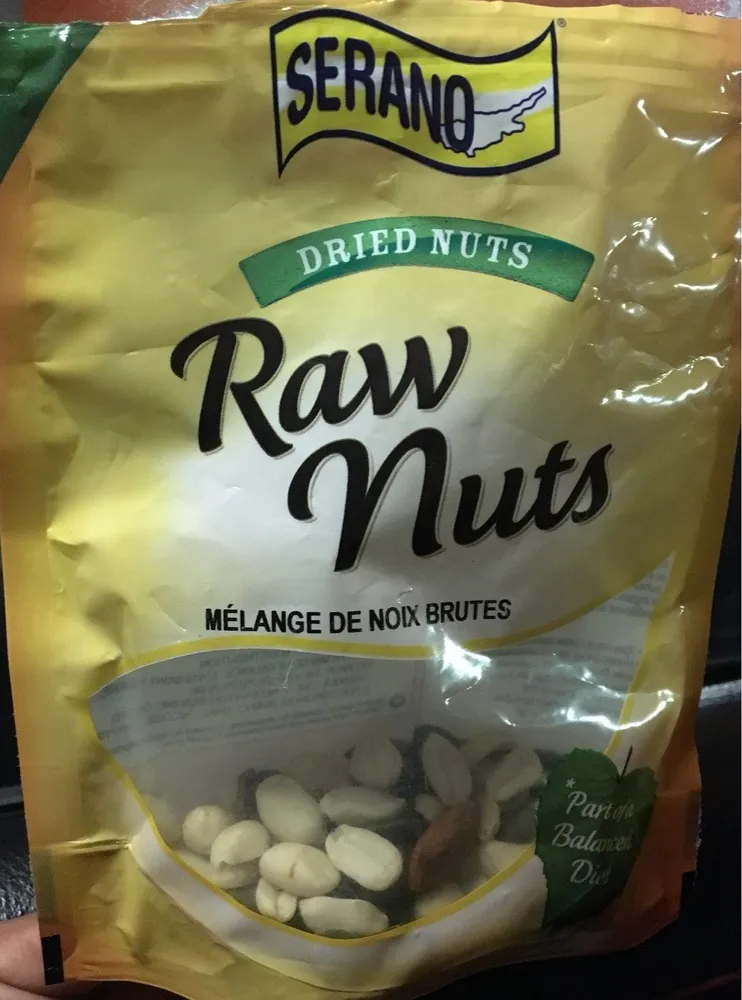 Melange de noix brutes