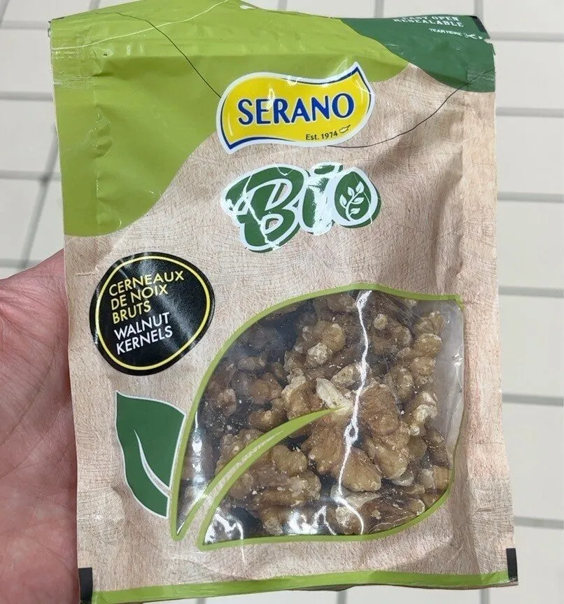 Cerneaux de noix bruts