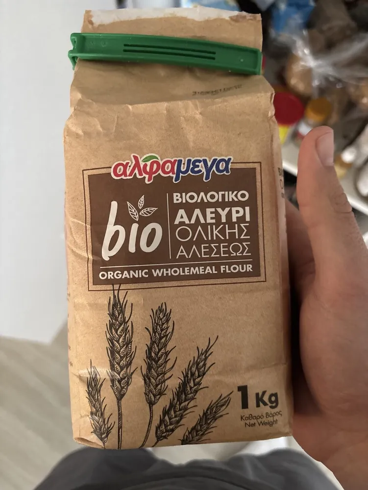 Organic wholemeal flour