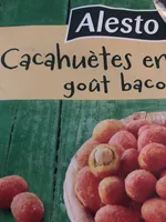 cacahuètes enrobées goût bacon