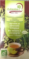 Infusion verveine et citronelle biologique